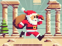 Retro Santa browser game