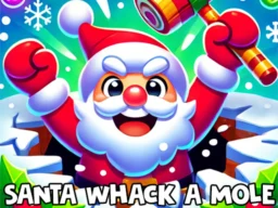 Santa Whack a Mole browser game