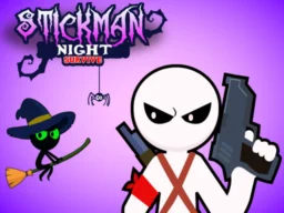 Stickman Night Survive browser game