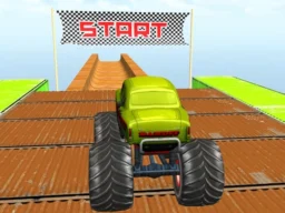 Monster truck stunts mega ramps browser game