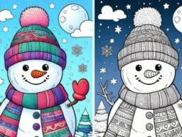 BTS Winter Coloring browser game