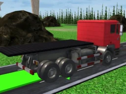 Truck Driving Construction Transport browser game