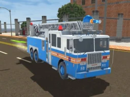 Fire Truck Driving Simulator 2024 browser game