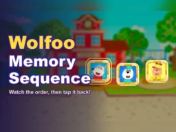 Wolfoo Memory Sequence browser game