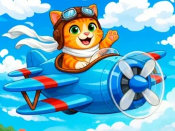 Cartoon Airplanes: Jigsaw Puzzles browser game