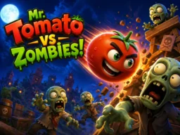 Mr Tomato VS Zombies browser game