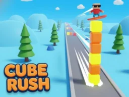 Cube Rush 3D: Survive The Rush browser game