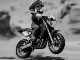 Mario Wheelie browser game