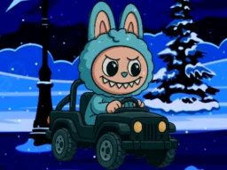 Labubu Auto Adventure browser game