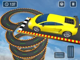 Mega Car Stunt Ramps Games browser game