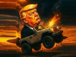 Trump Wheelie Challenge browser game