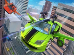 GT Flying Car Racing browser game