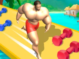 Muscle Bridge Race 3d browser game