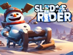 Christmas Sledge Rider 3D browser game