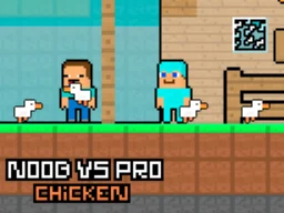 Noob vs Pro Chicken browser game