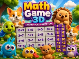 Math Game 3D browser game