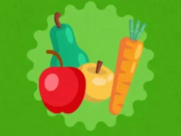 Vegetable Spelling Puzzle browser game