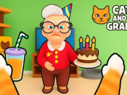 Cat and Granny browser game