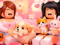My Pet Care Salon: Obby Dress-Up 3D browser game