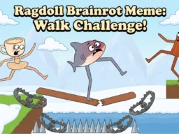 Ragdoll Brainrot Meme: Walk Challenge! browser game