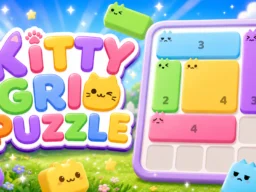 Kitty Grid Puzzle browser game