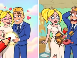 Draw or Delete LoveStory browser game