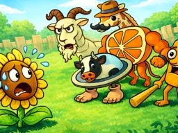 Plants vs Brainrots 2D browser game