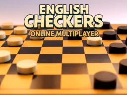 English Checkers Online Multiplayer browser game