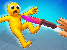 Ninja vs Ragdolls: Sharp Knife Throw! browser game