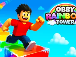 Obby Rainbow Tower browser game