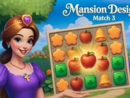 Mansion Design – Match 3 browser game
