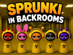 Sprunki in Backrooms browser game