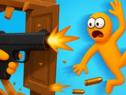 Ragdoll Gun Shooter! Cannon Spinner Playground browser game