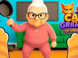 Cat vs Granny. Cat Simulator browser game