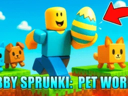 Obby Sprunki: Pet World browser game