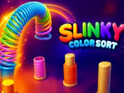 Slinky Color Sort browser game