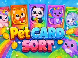 Pet Card Sort browser game