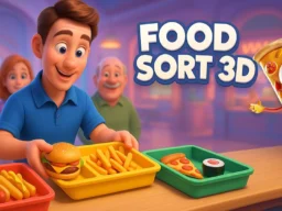 Food Sort 3D browser game