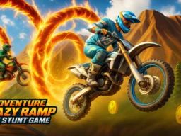 Adventure Crazy Ramp Bike Stunt Game browser game