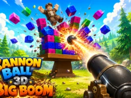 Cannon Ball 3D : Big Boom Obby browser game