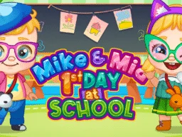 Mike and Mia 1st Day School browser game