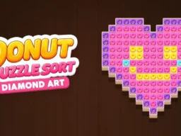 Donut Art: Puzzle Diamond Game browser game