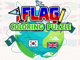 Flag Coloring Puzzle browser game