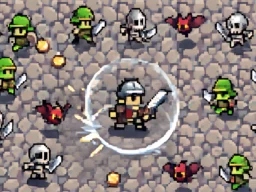 Pixel hero survivor browser game