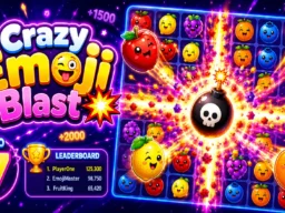 Crazy Emoji Blast browser game
