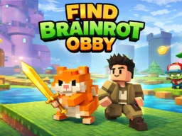 Find Brainrot Obby browser game