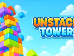 Unstack Tower browser game