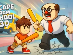 Escape from School 3D browser game