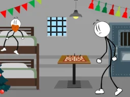 Stick New Year in Prison browser game