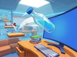 Jumping Bottle 3D browser game
